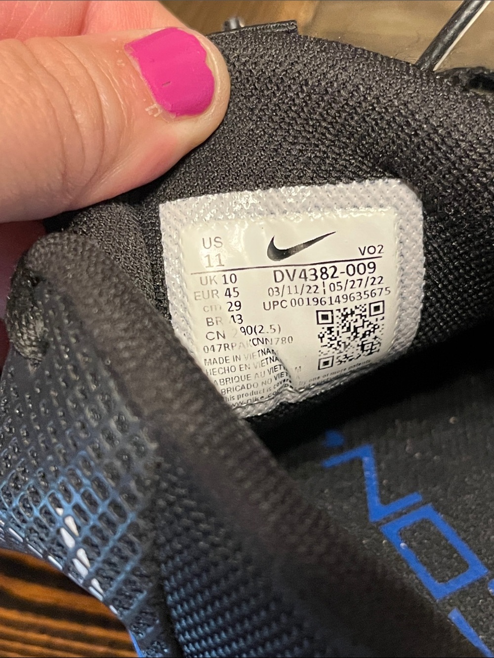 Nike Metcon 8 TB Black/Game Royal size 11 - Picture 9 of 9